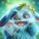 Diamond Painting Bild „blue cute Monster“