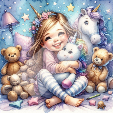 Diamond Painting Bild „PyjamaParty“