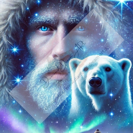 Diamond Painting Bild „View of the polar night“