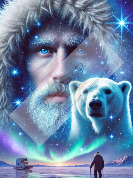 Diamond Painting Bild „View of the polar night“