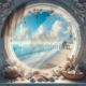 Diamond Painting Bild „View of the sea“