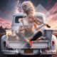 Diamond Painting Bild „Vintage Car“