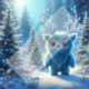 Diamond Painting Bild „Yeti in Winter Paradise“