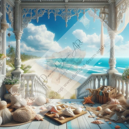 Diamond Painting Bild „a day at the beach“