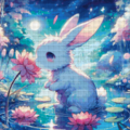 cute Rabbit 80x80 175 Farben