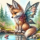 Diamond Painting Bild „Fox with Wings“