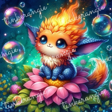 Diamond Painting Bild „Flame Goblin“