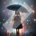 Diamond Painting Bild „glitter in the Rain“