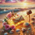 glowing letter in a bottle 80x80 193 Farben