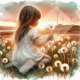 Diamond Painting Bild „little Girl in the Country“