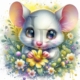 Diamond Painting Bild „lovely Mouth“