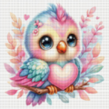 mini Papagei 40x40 221 Farben