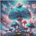 mushroom 60x60 cm 50 Farben