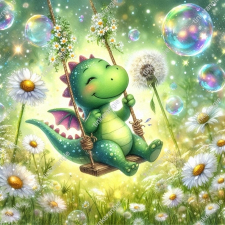 Diamond Painting Bild „Rocking Dragon“