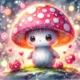 Diamond Painting Bild „the little Glowing Mushroom“