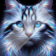 Diamond Painting Bild „Wonderfull Cat“